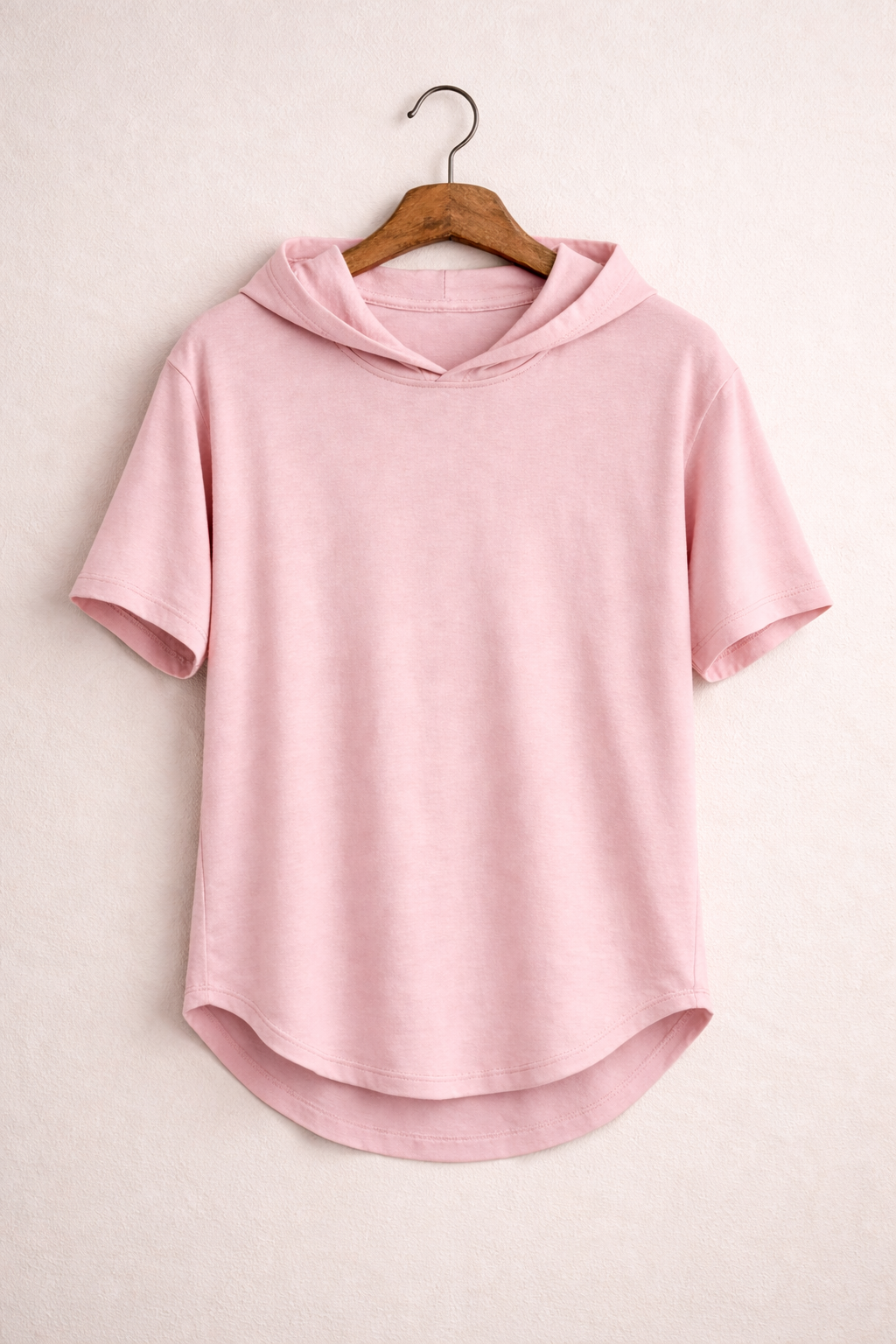 Boys Hood Tee in Rose