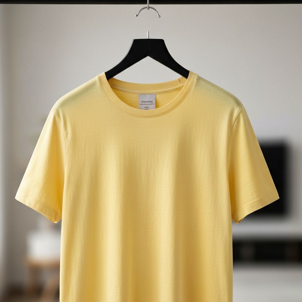 Boys Pastel Tee in Butter Yellow