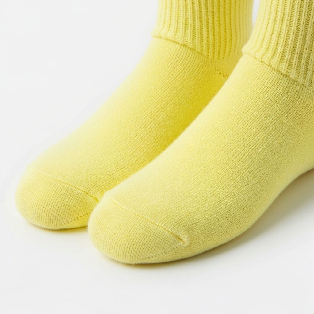 Boys Crew Sockies in Lemon Drop