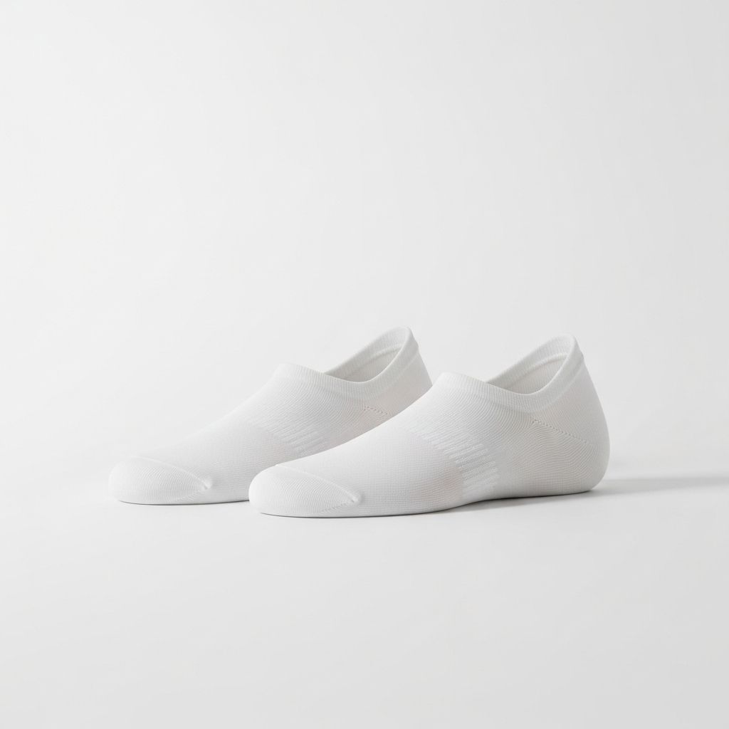 Boys Super Low Cut in Pearl White